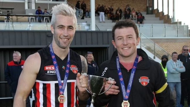 Matt Willson (left) has been a standout for Naracoorte. Picture: Peter Argent