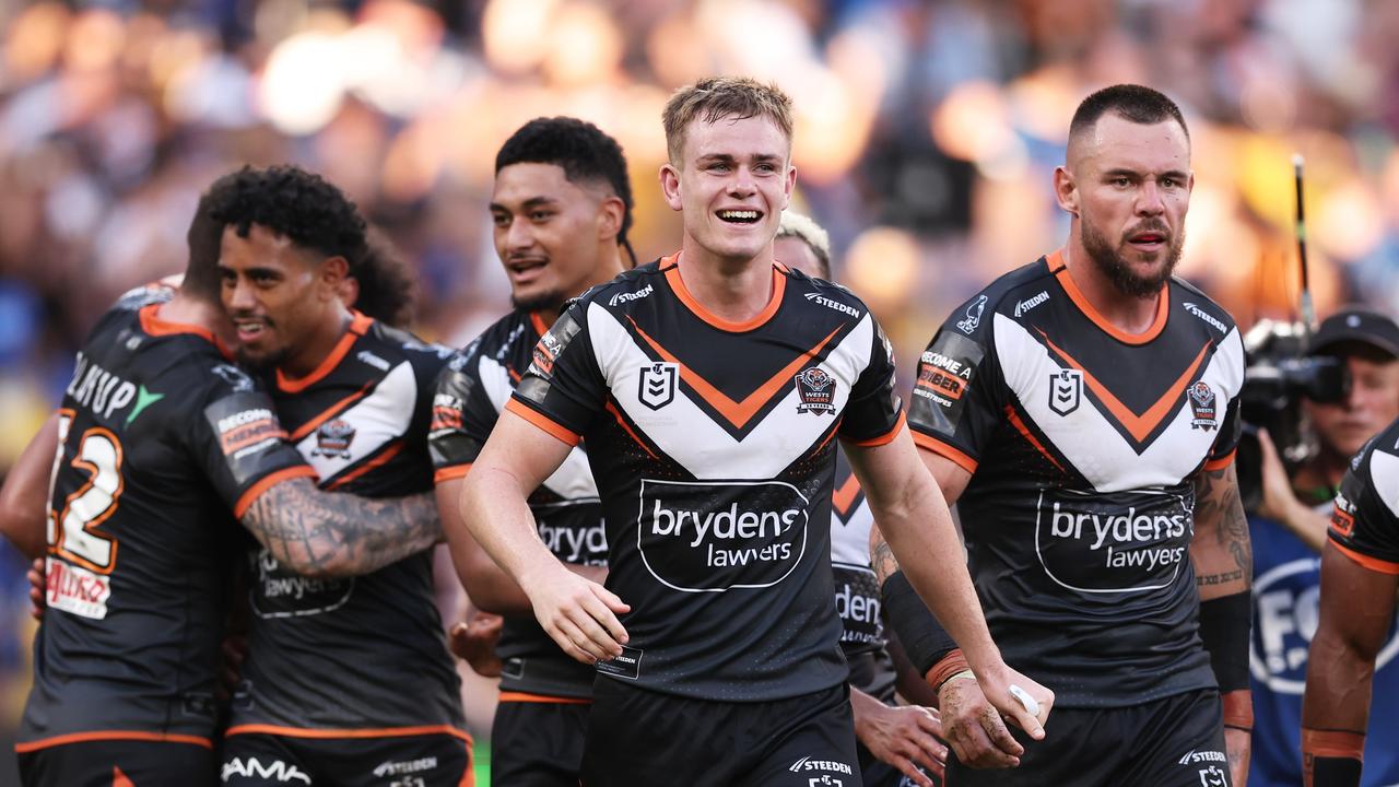 NRL 2024: Luke Brooks thrilled for Lachie Galvin and the Tigers | The  Australian