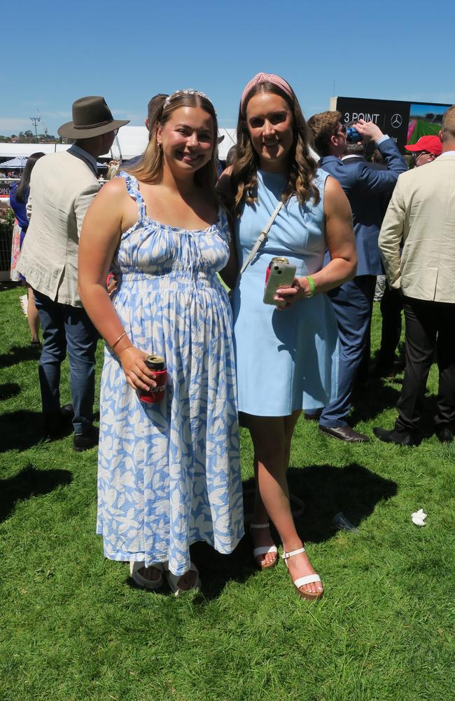 Ebony and Darcy together at the Cox Plate.