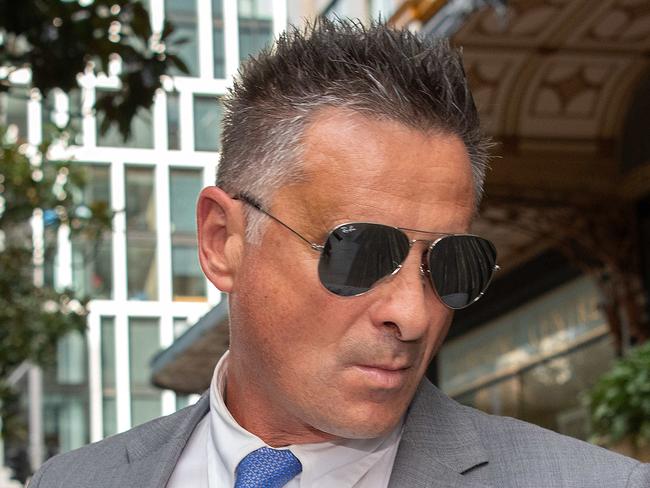 SYDNEY, AUSTRALIA - NewsWire Photos APRIL, 14, 2021: Vittorio Cuoco is seen leaving the Downing Centre Courts in Sydney. Vittorio Cuoco, a Wollongong lawyer, has been convicted of drug supply and weapon offences.  Picture: NCA NewsWire/Bianca De Marchi