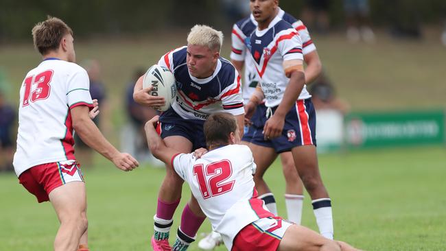 Chaice Bayley in action for the Roosters. Picture: Sue Graham