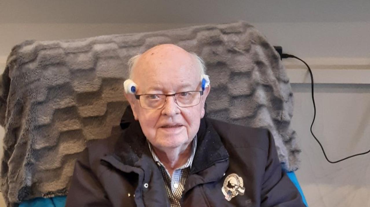 Father Bob Maguire is recovering after eye surgery in Melbourne. Picture: Supplied