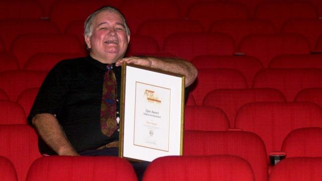 Peter Higgins was the Lifetime Achievement Award winner of the Townsville Arts, Cultural and Entertainment awards in 2001. Picture: Stewart McLean.