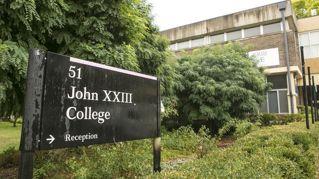 John XXIII College at the Australian National University in Canberra (file photo)