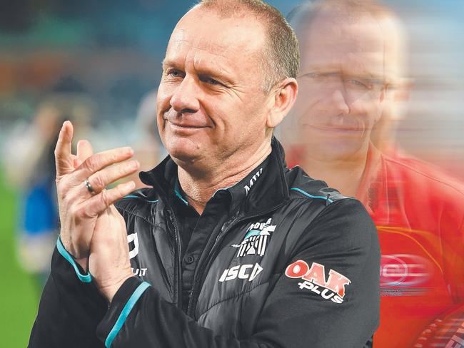 Ken Hinkley Port Adelaide/Gold Coast Digitally altered