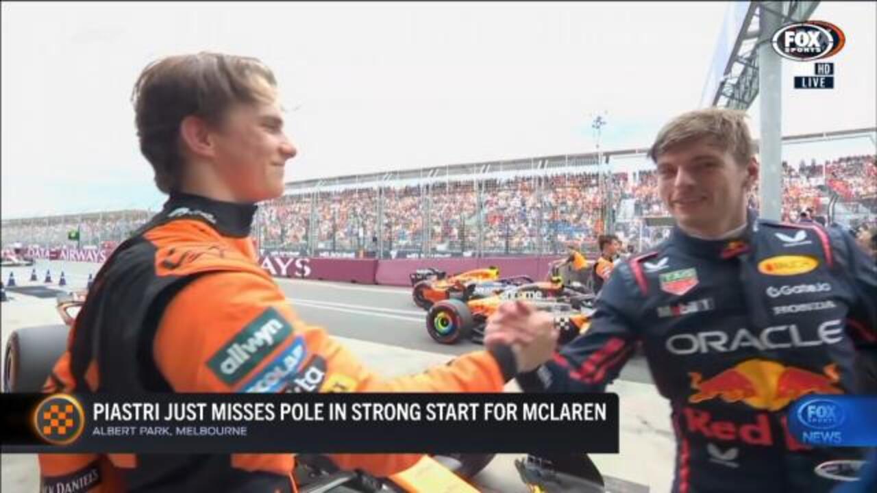 McLaren secure first row - Piastri 2nd