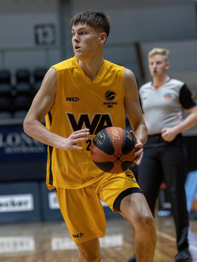 Western Australia's Ben Henshall during the Under-20 National Championships. Picture: Chris Burd