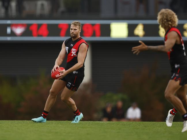 Jake Stringer (left) is set to make his first AFL appearance of the season. Picture: Daniel Pockett/AFL Photos/via Getty Images