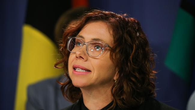 Social Services Minister Amanda Rishworth said influencers are targeting young boys with misogynistic content. Picture: NCA Newswire / Gaye Gerard