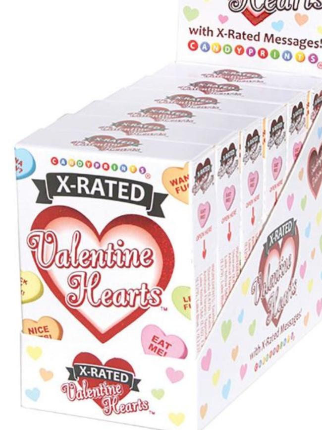 The X-rated lollies sent to the young worker. Picture: Google