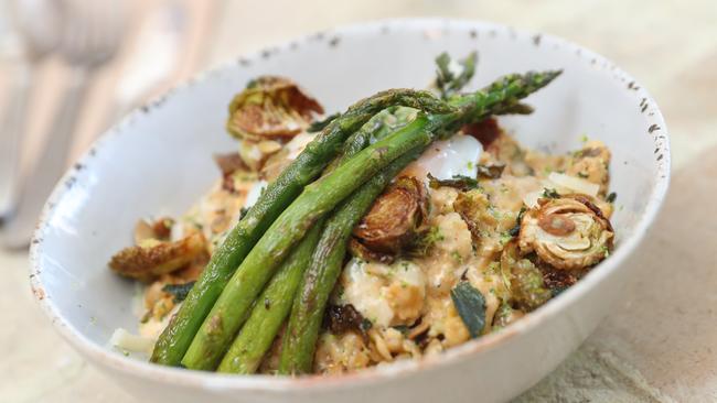 The Milkman's Daughter. Morgan Walsh (Bonita, Fufu, Poke Poke) is opening a new plant-based restaurant in the Mermaid Beach shop once home to Vintage Espresso. Photo of Breakfast Risotto. Photo by Richard Gosling