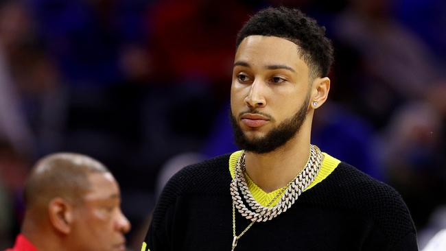 Ben Simmons is still out of action. Elsa/Getty Images/AFP