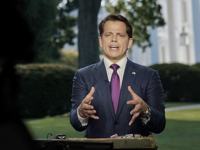 Anthony Scaramucci has been White House communications director for less than a week, but he is already making waves. Picture: AP Photo/Pablo Martinez Monsivais