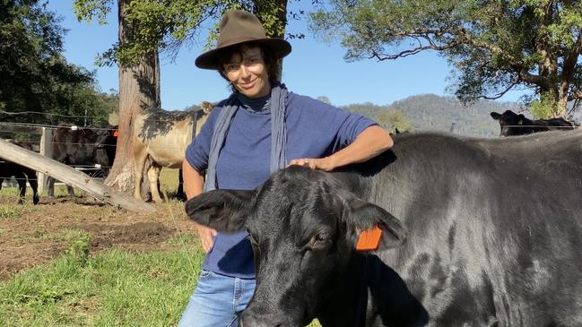 Filmmaker Rachel Ward has converted to a regenerative agriculture approach on the small cattle property she runs with husband, Bryan Brown, in NSW.