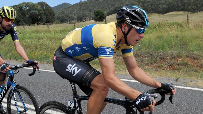 Danny Van Poppel during stage one of the 2017 Herald Sun Tour.