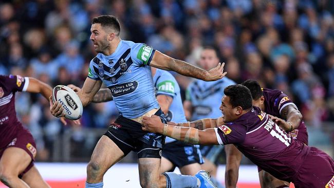 Channel 9’s State of Origin ratings have taken a hit. Picture: Dan Himbrechts/AAP