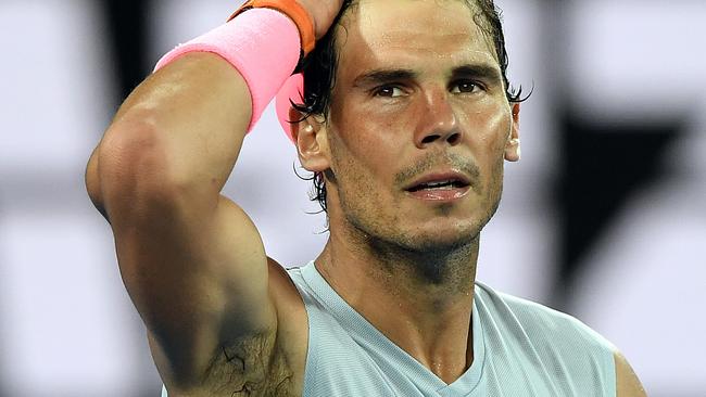 Rafael Nadal kept quiet on the issue. Pic: AAP