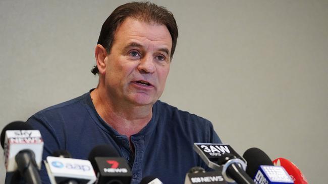 CFMMEU Secretary John Setka’s behaviour relating to women and domestic violence has landed him in the headlines. Picture: AAP/Stefan Postles