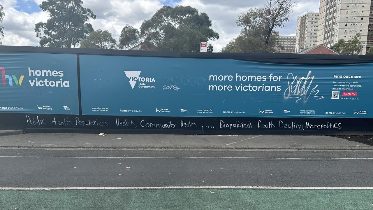 The Victorian government is working on a new housing project just a block away from the MSIR. Picture: news.com.au