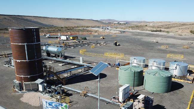 Leigh Creek Energy's gas field site in South Australia where the company plans to build a urea manufacturing plant.