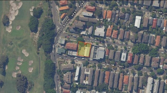 The site located off Old South Head Road in Rose Bay. Picture: Realestate.com.au
