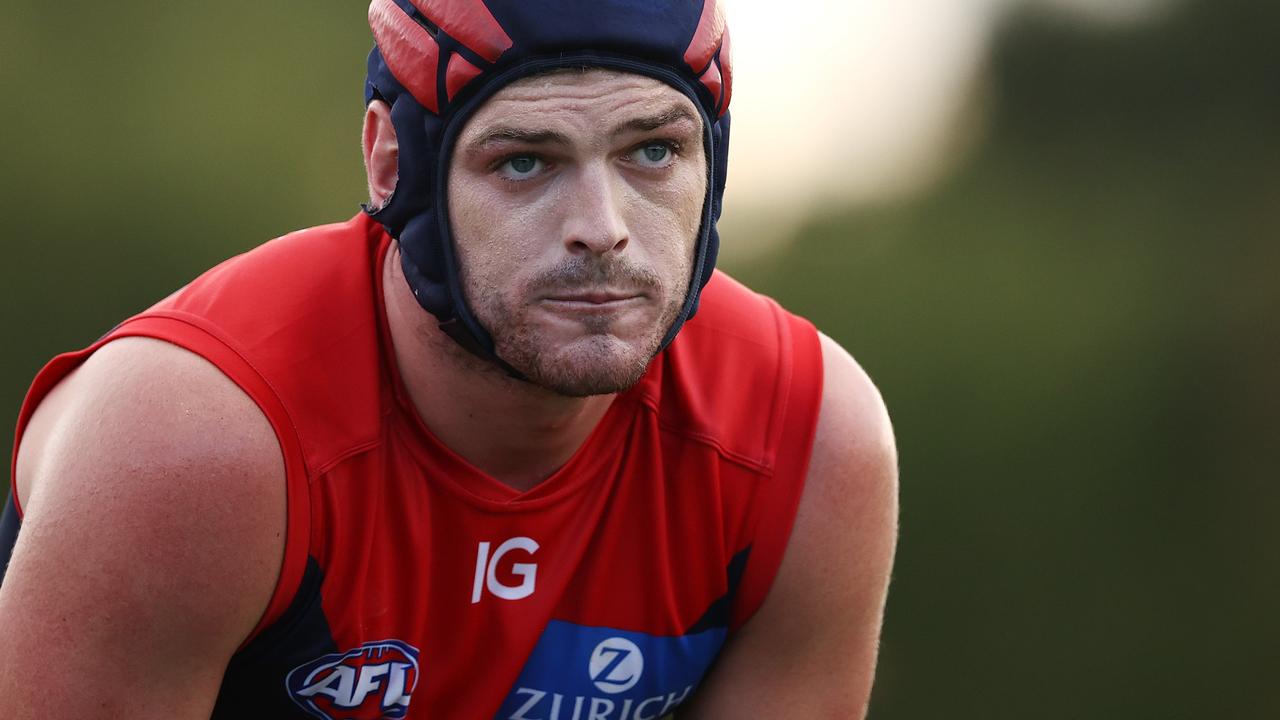 Angus Brayshaw was forced into medical retirement. Pic: Michael Klein