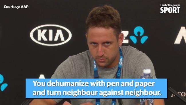 Tennys Sandgren blasts journalists over media scrutiny