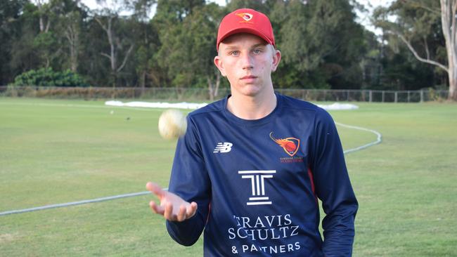 Angus Hetherington has been uncovered as one of the Sunshine Coast Scorchers Lord's Taverners players to watch. Picture: Eddie Franklin