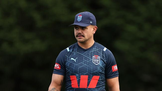 Latrell Mitchell has opened up about the hatred he faces ahead of Game 2. (Photo by Cameron Spencer/Getty Images)