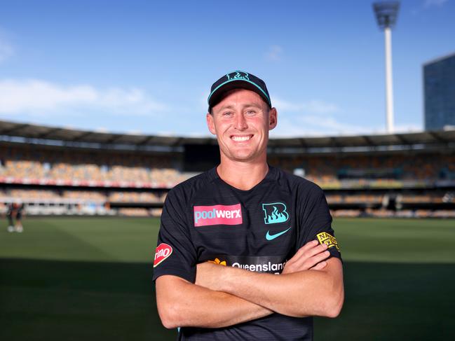 Australian Test batter Marnus Labuschagne returns for the Heat at the Gabba. Picture: Steve Pohlner