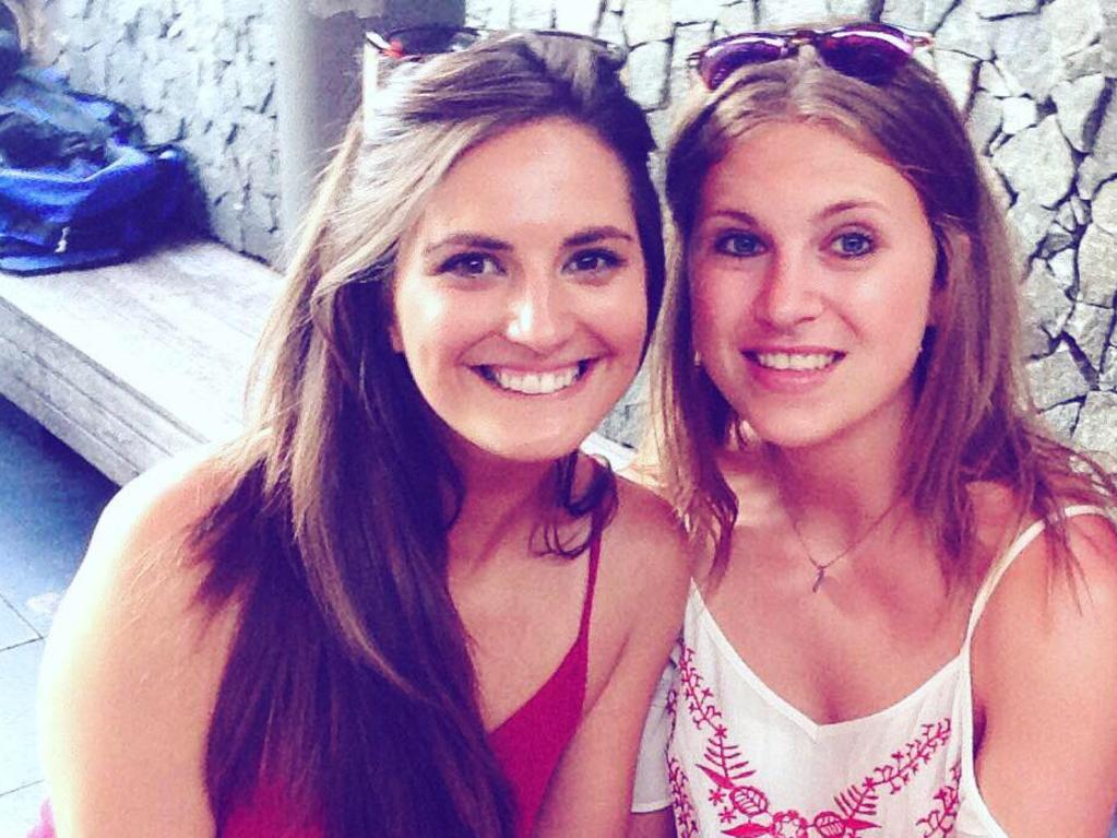 Claire Austin, 38, (right) was on life support in St Vincent's Hospital after an alleged domestic violence attack at her Randwick home on Saturday morning. Picture: Facebook,