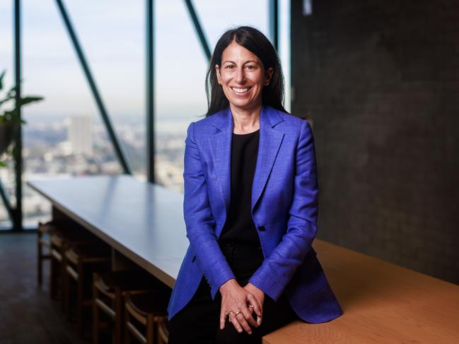 05/08/24 - Portraits of Transurban CEO Michelle Jablkon ahead of profit results. Photo: Aaron Francis