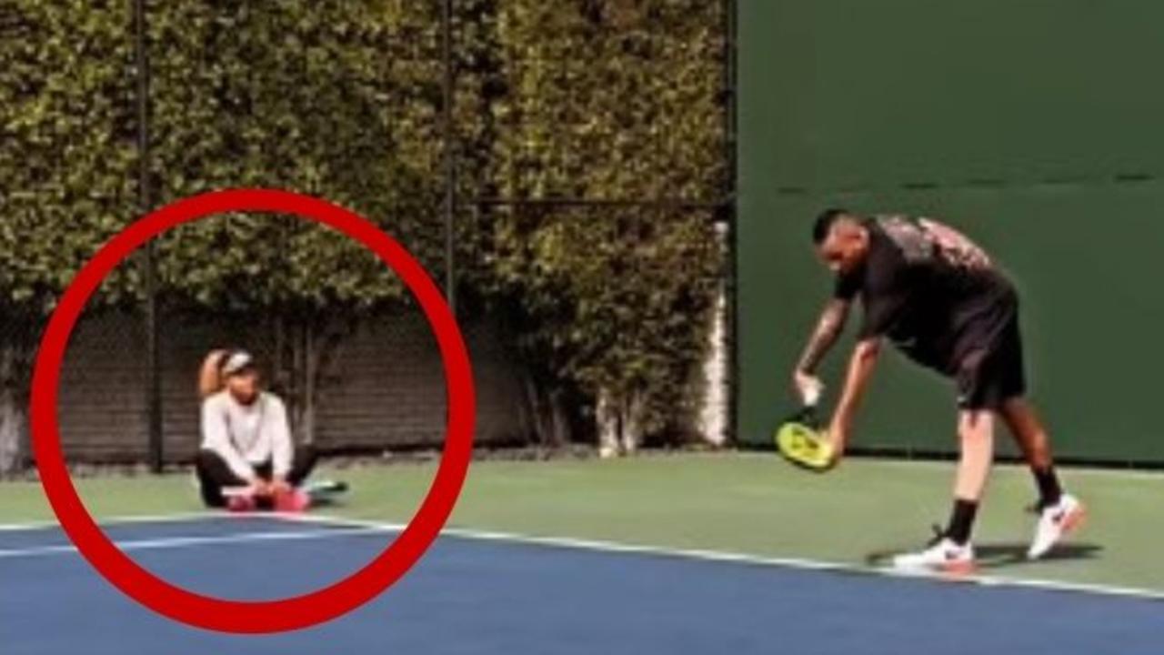 Naomi Osaka has left the door slightly ajar for a dream team up with Nick Kyrgios. Photo: Getty Images and Instagram