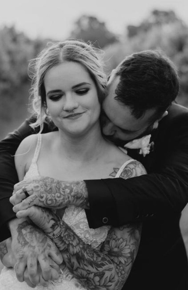 Tayla and Rhys wed in November 2023. Picture: Supplied