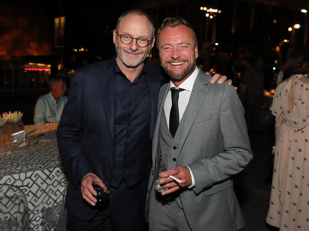 Liam Cunningham and Richard Dormer attend the Premiere of HBO’s “Game Of Thrones” Season 7 after party at Walt Disney Concert Hall on July 12, 2017 in Los Angeles, California. Picture: Getty