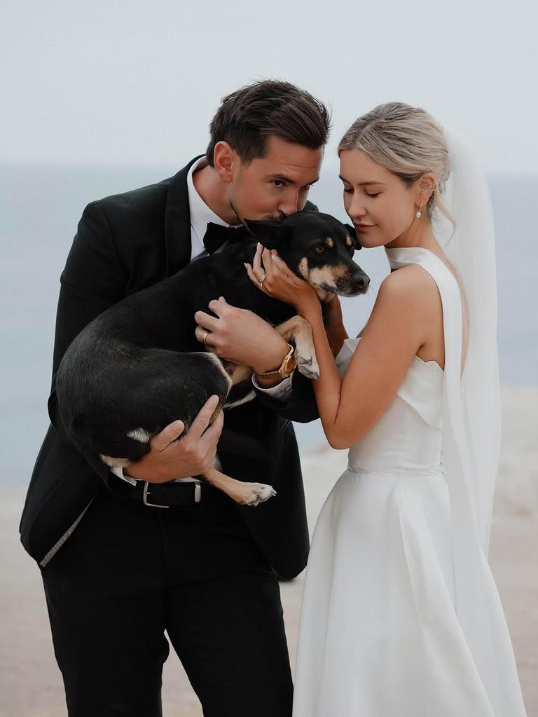 Jade is wearing Hera Couture. Picture: Victoria Velazquez
