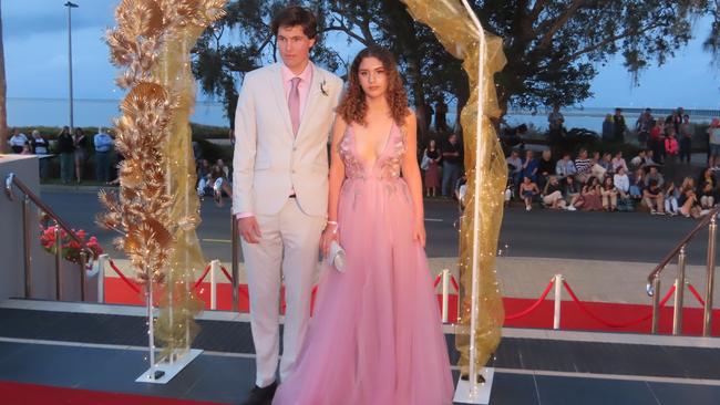 Pasquale Carbone &amp; Karima Abdul Fattah at the Xavier Catholic College formal.