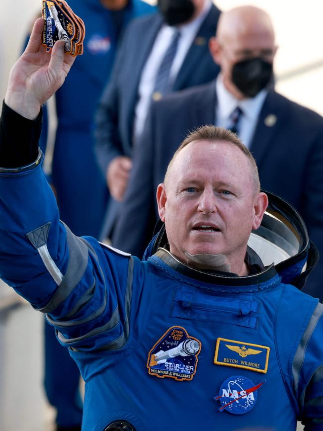 Butch Wilmore prepares to board the space craft on June 5. Picture: AFP