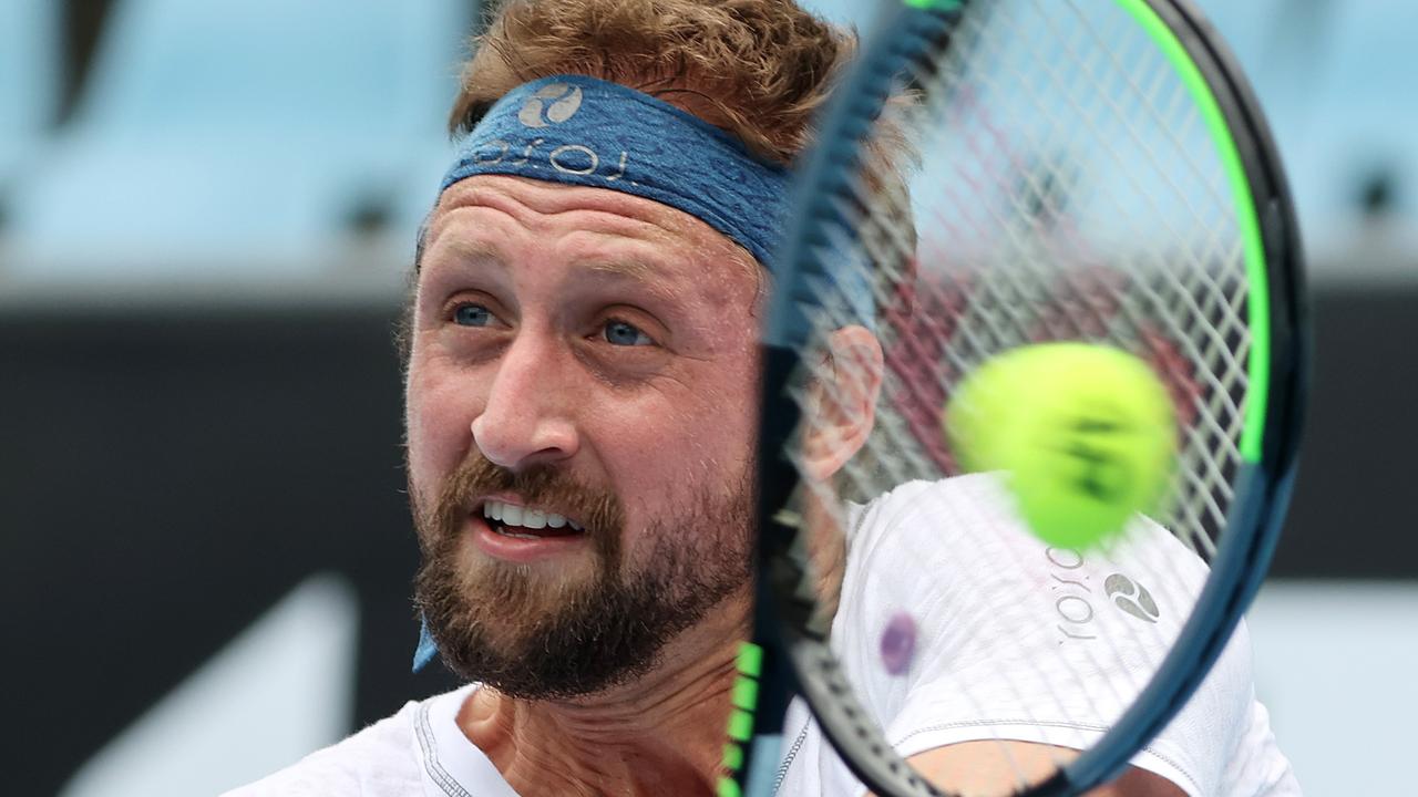 Tennys Sandgren has been very vocal in his support of Novak. Picture: Michael Klein