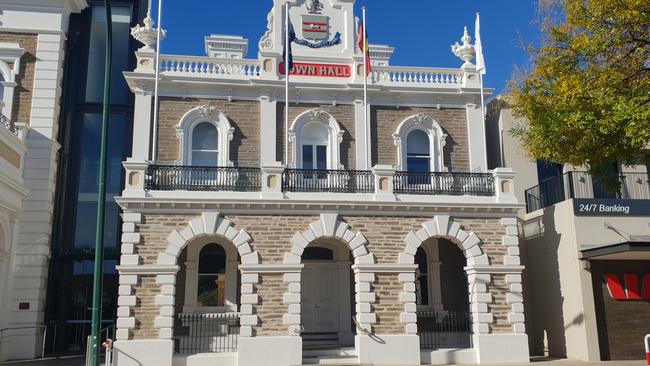 The Gawler Town Hall on Murray St, Gawler. Picture: Colin James