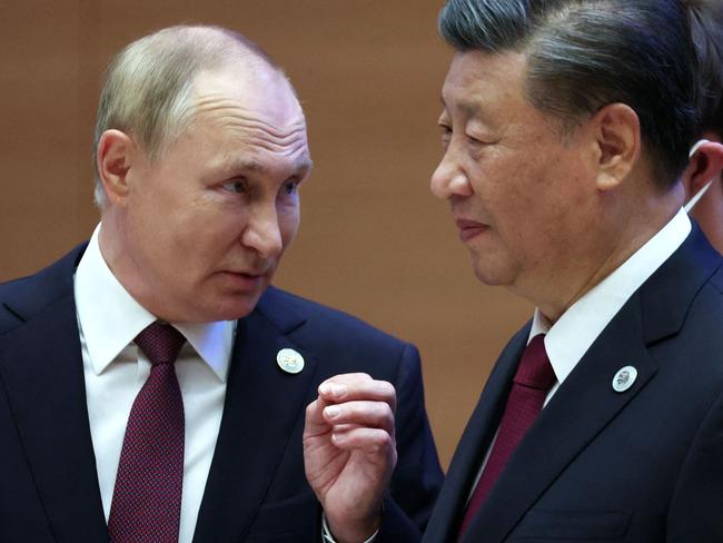 Russian President Vladimir Putin spoke to Chinese President Xi Jinping last week. Picture: Sergei Bobylyov/AFP