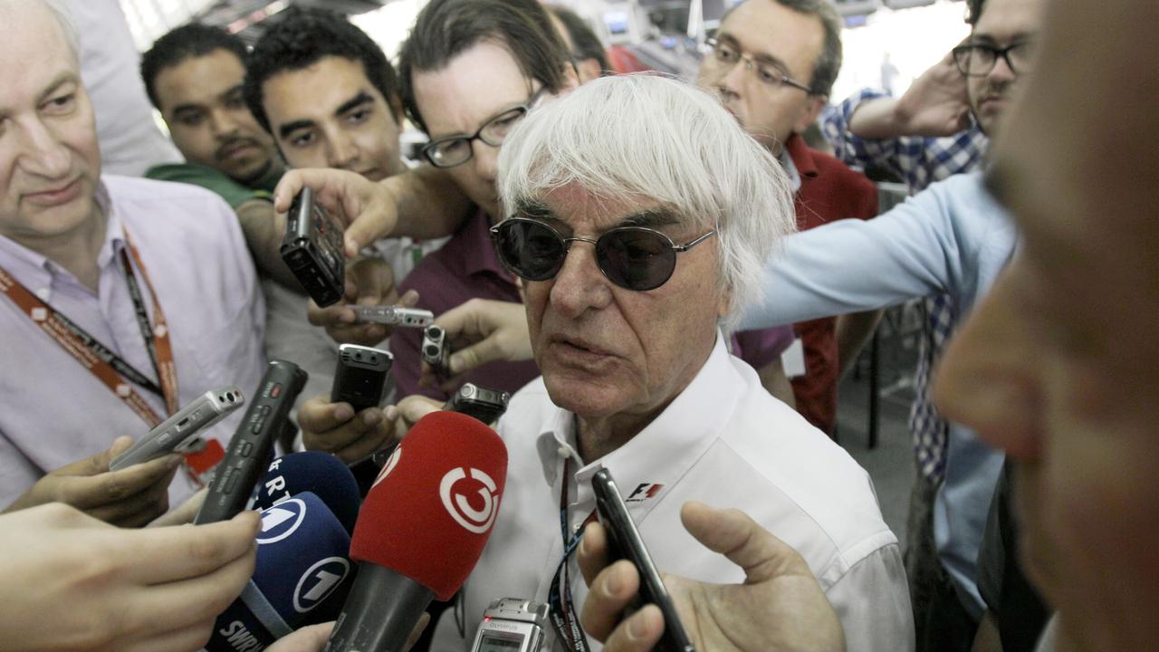 Bernie Ecclestone is always in the headlines. AP Photo/Kamran Jebreili.