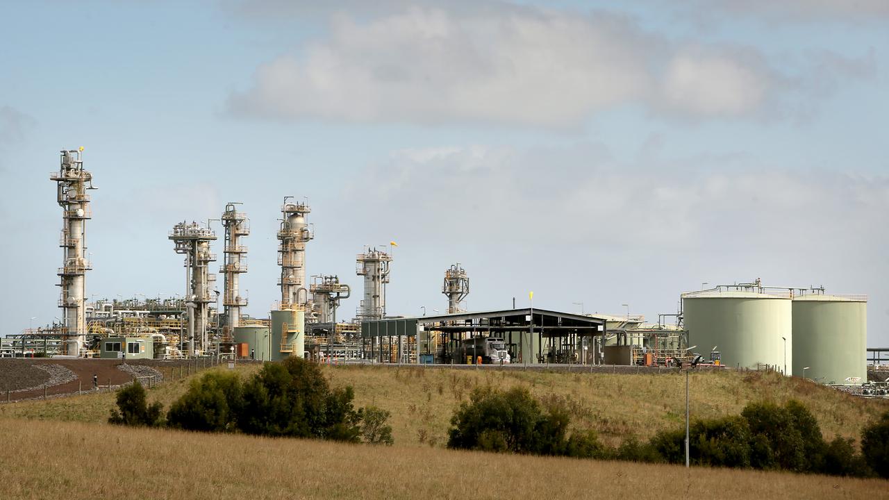 The Iona storage facility in Port Campbell. Picture: Stuart McEvoy for The Australian