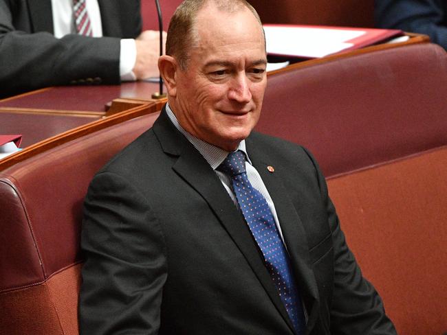 This is the face of someone who couldn’t get more than 18 of his mates to vote for him … yet somehow ended up in this plum job. Picture: Mick Tsikas / AAP