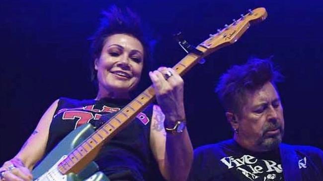 Sarah McLeod and Stuart Rudd rock out in their happy place. Picture: NCA.