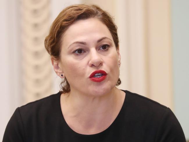 Jackie Trad at State Parliament .Pic Annette Dew