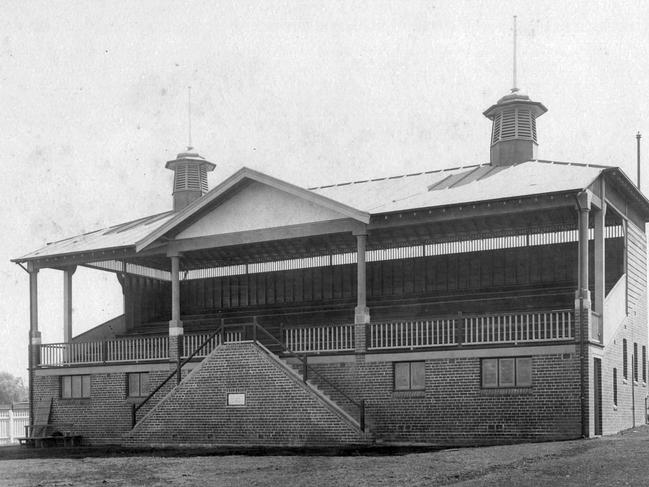 The Concord Oval grandstand in 1932. The stadium is the spiritual home of Wests.