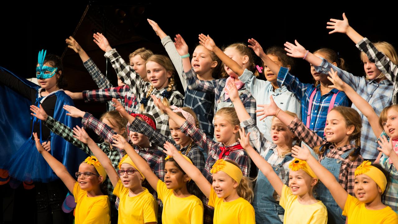 Coomera Anglican College yr 2-3 at the Gold Coast Eisteddfod. Picture: Pru Wilson Photography.