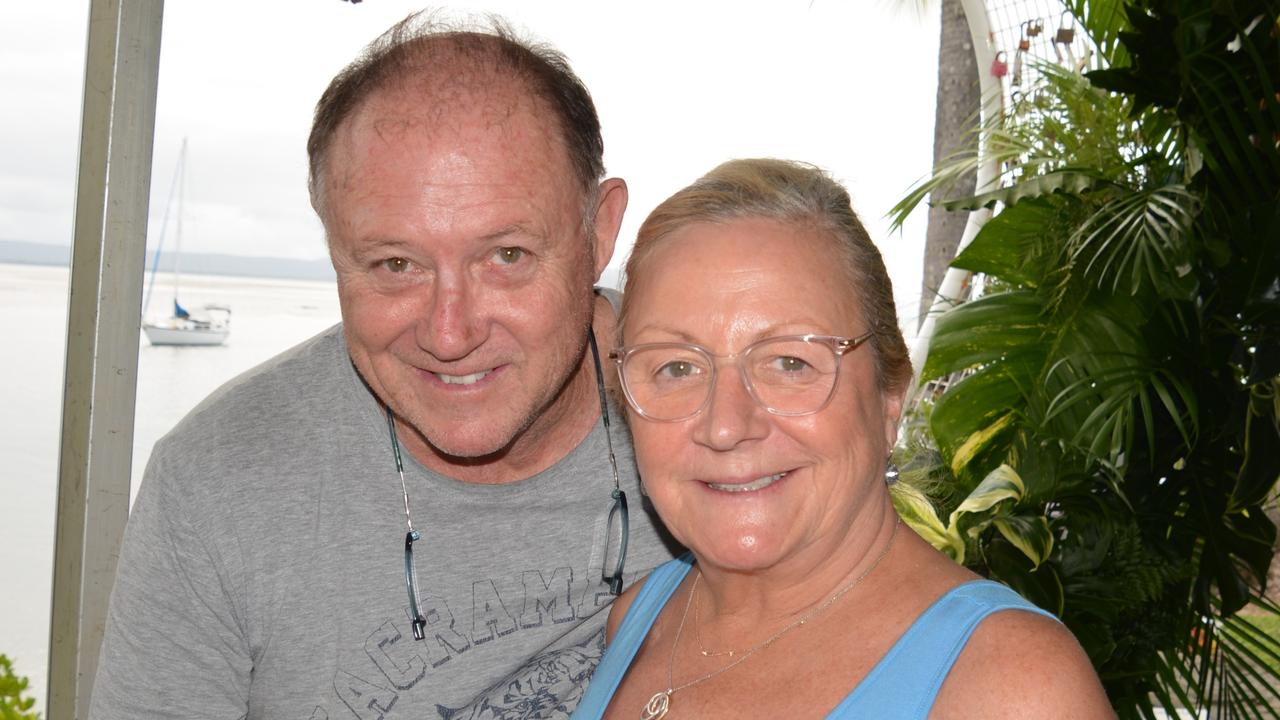 Jason and Stacey Wood at Savour TNQ at Port Douglas Carnivale on May 25. PIcture: Bronwyn Farr