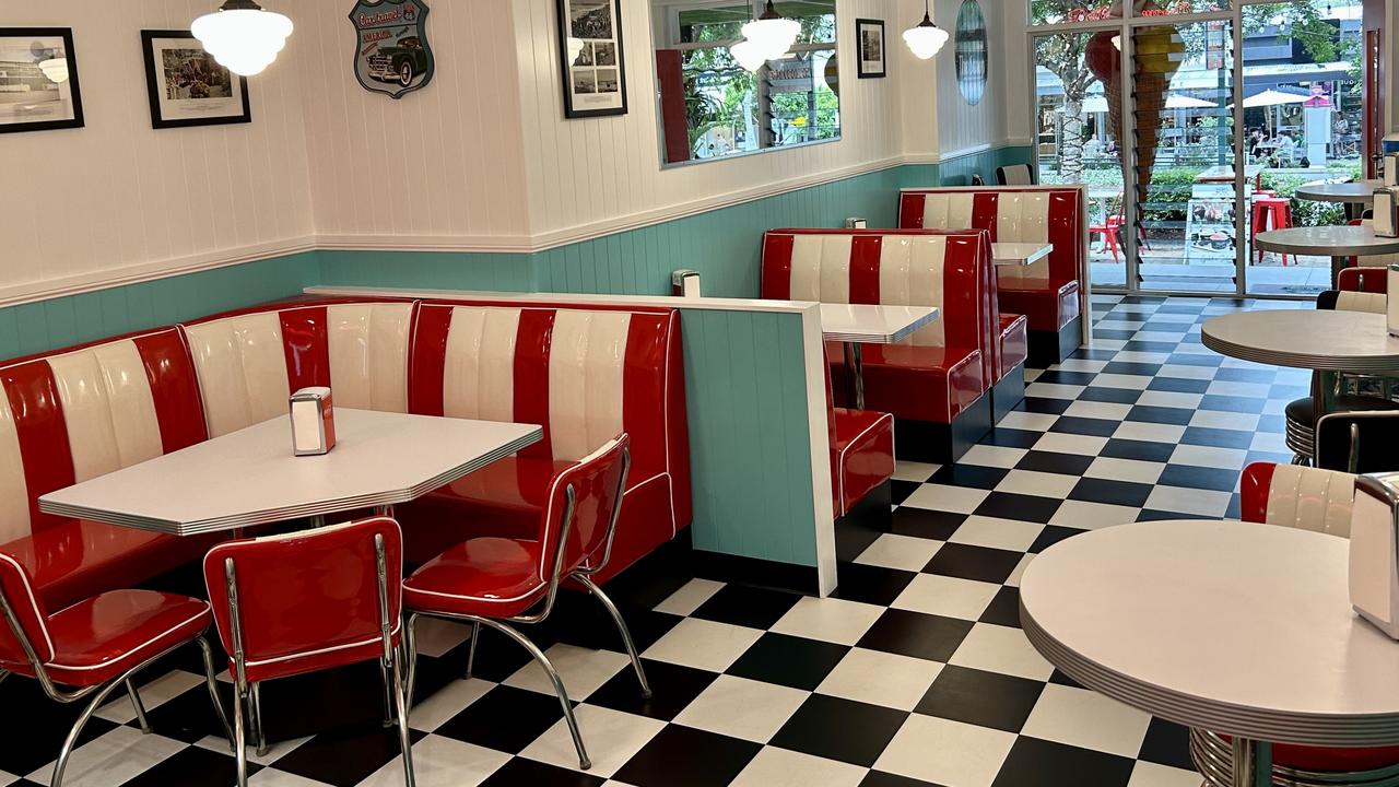 The retro, 1950s-themed fit-out at The Scoop 4567.